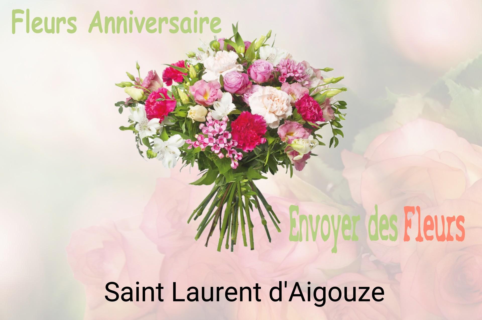 Bouquet de fleurs d’anniversaire livré à Saint-Laurent-d'Aigouze