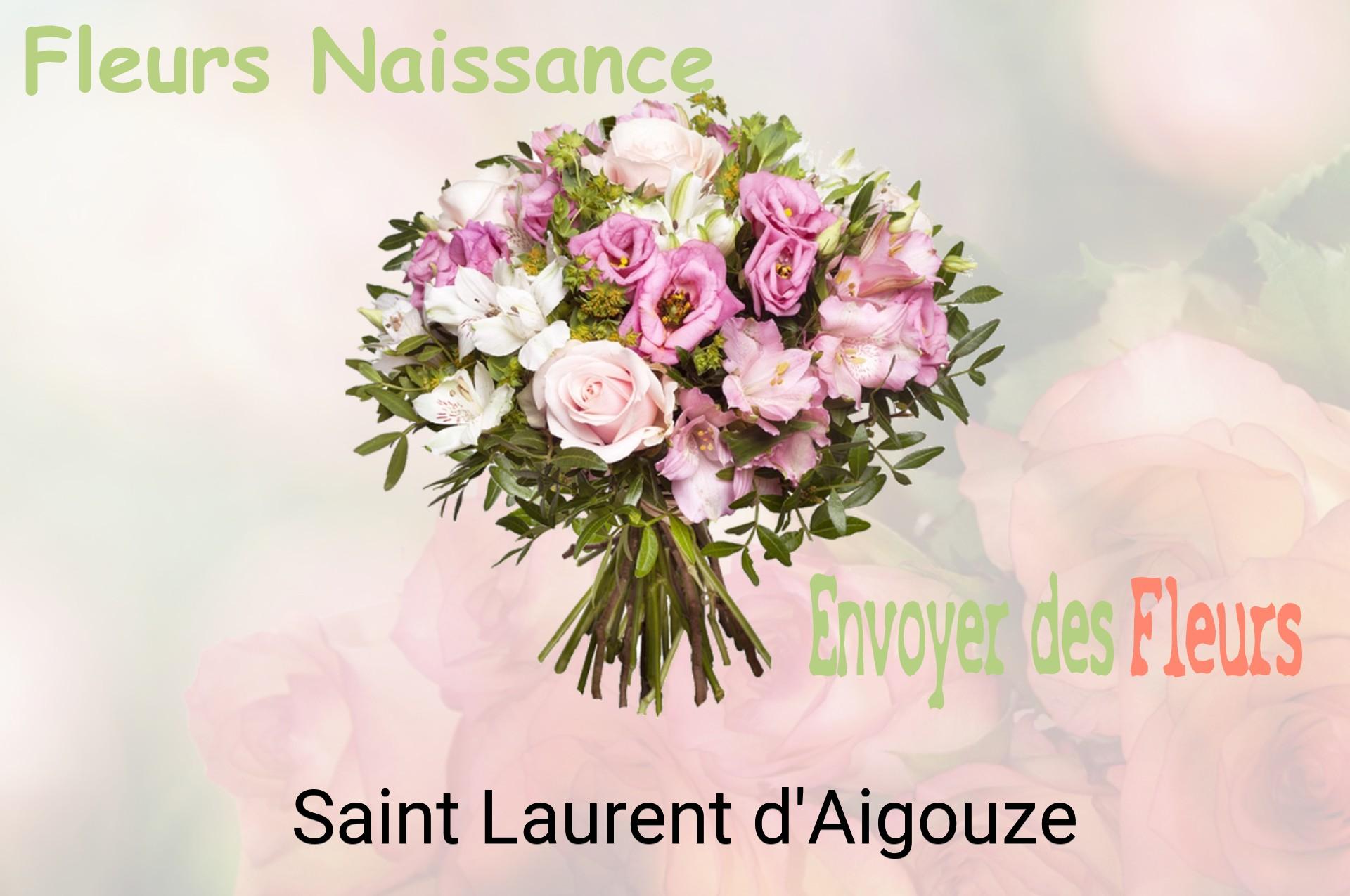 Bouquet de fleurs de naissance livré à Saint-Laurent-d'Aigouze
